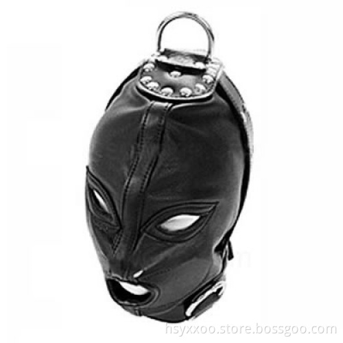 Sex Toys New erotic fetish mask for Adult /Bondage PVC or leather Mask /Men Slave full hood /Sey toys for couples